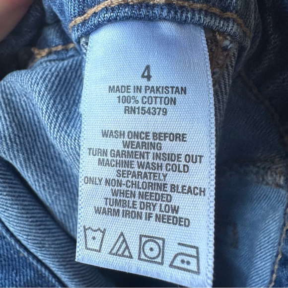 Aeropostale Aero High Rise Rigid Denim Exposed Button Mini Skirt - Picture 6 of 8